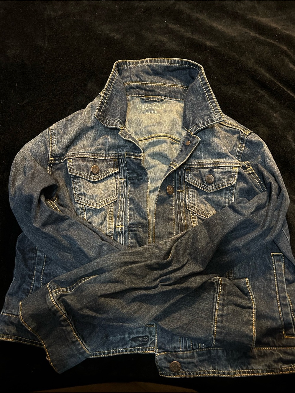 Aeropostale Classic Denim Jacket - Blue XXL